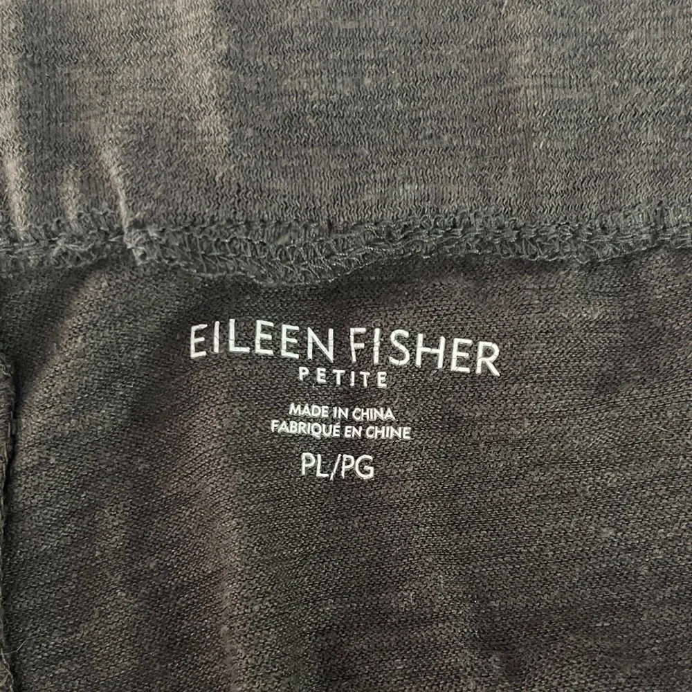 Eileen Fisher dark grey lantern pant - Picture 4 of 8